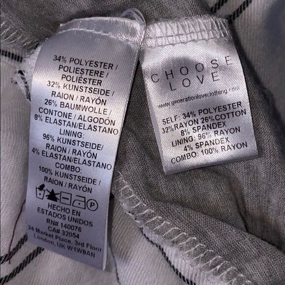 GENERATION LOVE Grey Twofer Hoodie-S - Picture 7 of 8